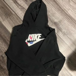 nike velcro patch hoodie